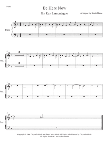 Be Here Now (arr. Kevin Busse)