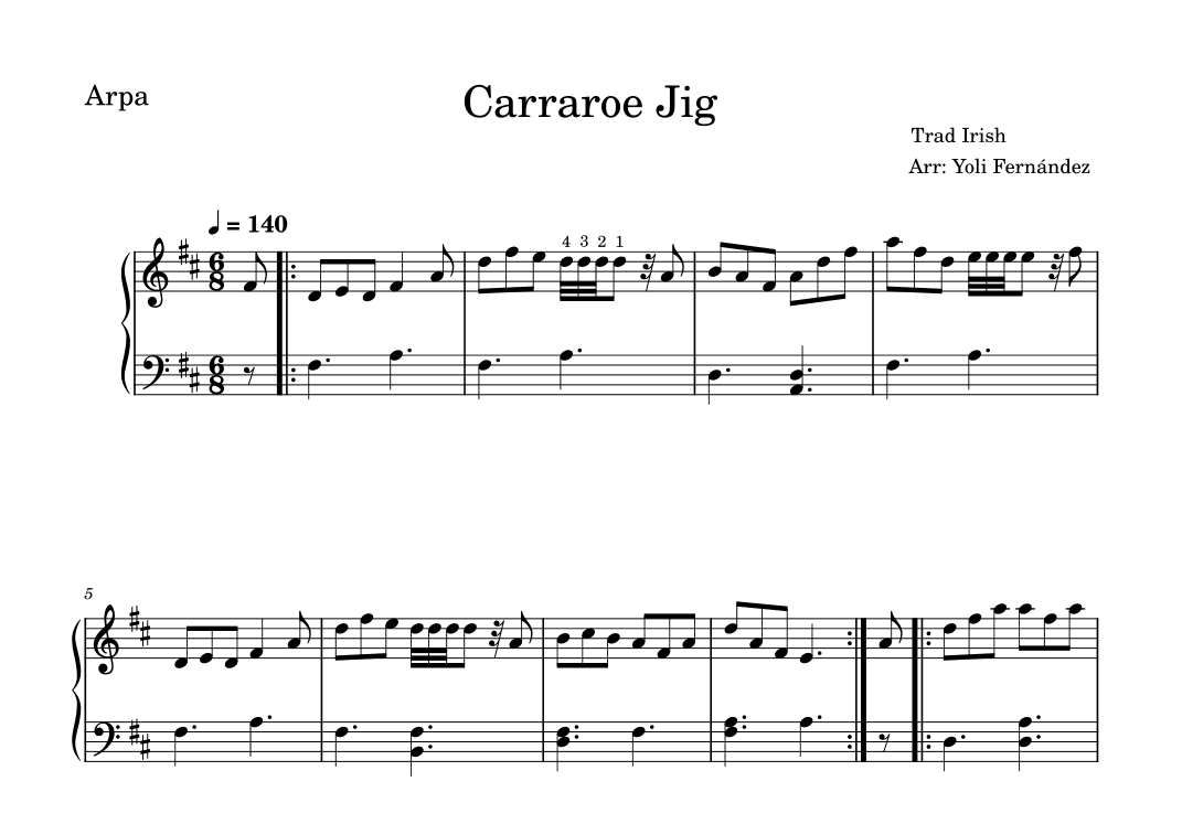 Carraroe Jig (arr. Yoli Fernández)