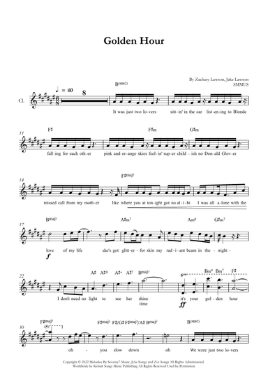 Golden Hour (arr. SMMUS)