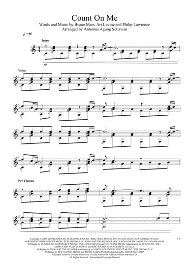 Count On Me (arr. Antonius Agung Setiawan)