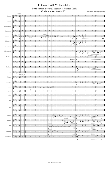 O Come, All Ye Faitful (arr. John Maclane Schirard)