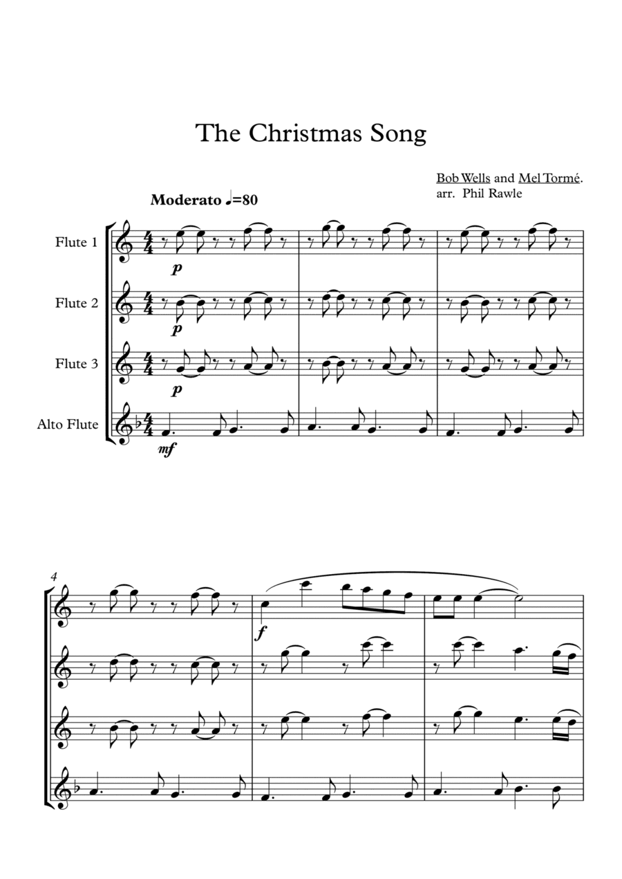 The Christmas Song (chestnuts Roasting On An Open Fire) (arr. Phil Rawle)