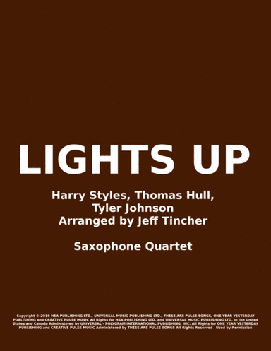 Lights Up (arr. Jeff Tincher)