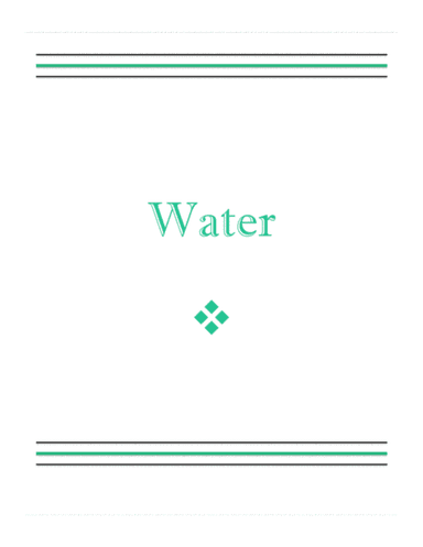 Water