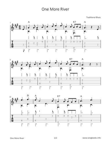 One More River (arr. Bettina Schipp)