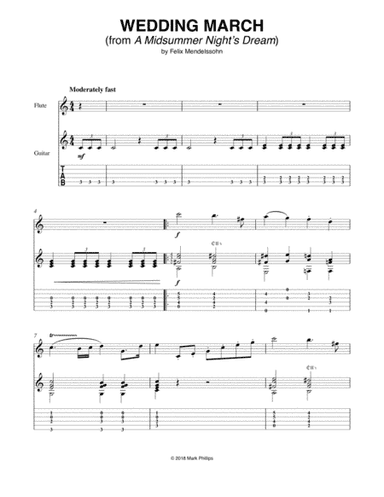Wedding March (from A MIdsummer NIght's Dream) (arr. Mark Phillips)