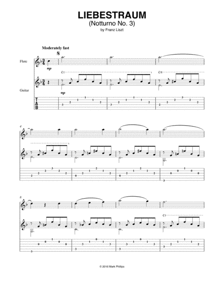 Liebestraum (arr. Mark Phillips)