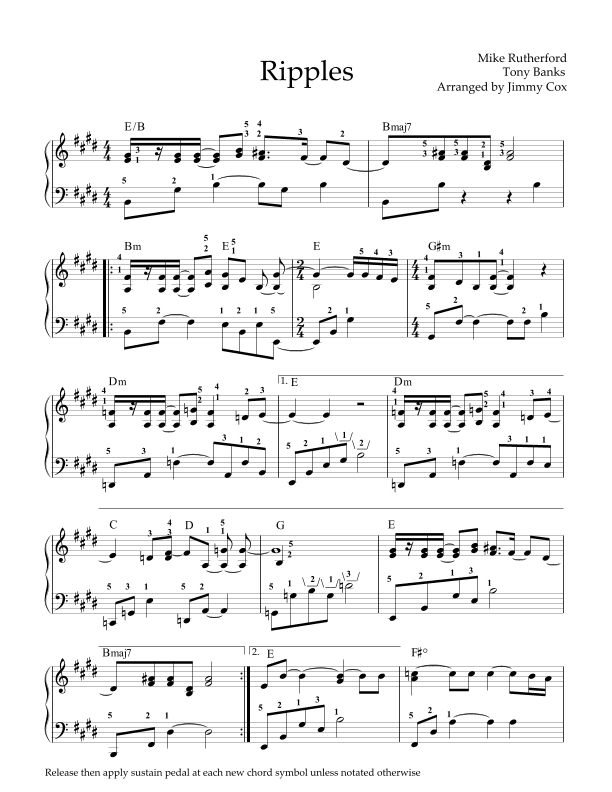 Ripples (arr. Jimmy Cox)