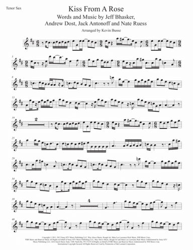 Kiss From A Rose (arr. Kevin Busse)