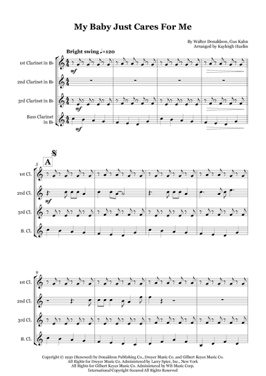 My Baby Just Cares For Me (arr. Kayleigh Huelin)