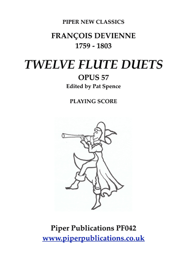 DEVIENNE: 12 FLUTE DUETS OPUS 57 (arr. Pat Spence)