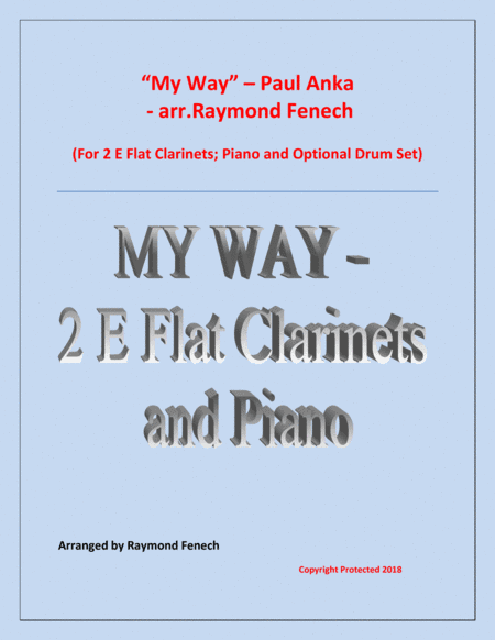 My Way (arr. Raymond Fenech)