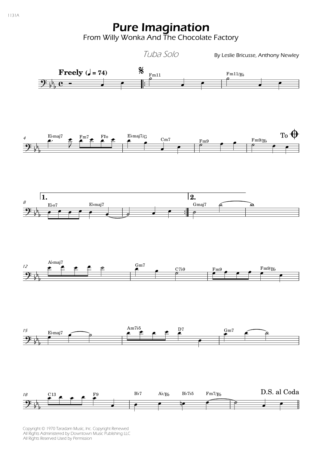 Pure Imagination (arr. César Madeira)