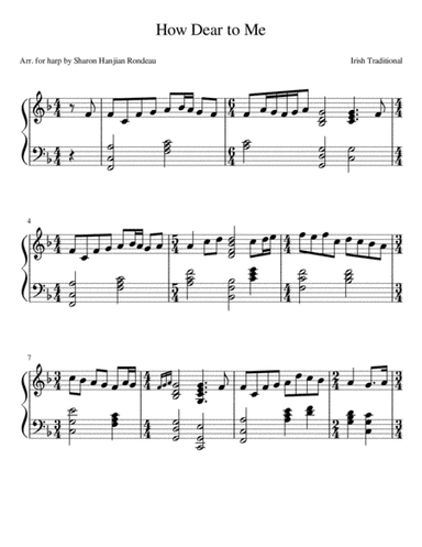 How Dear to Me (arr. Sharon Hanjian Rondeau)