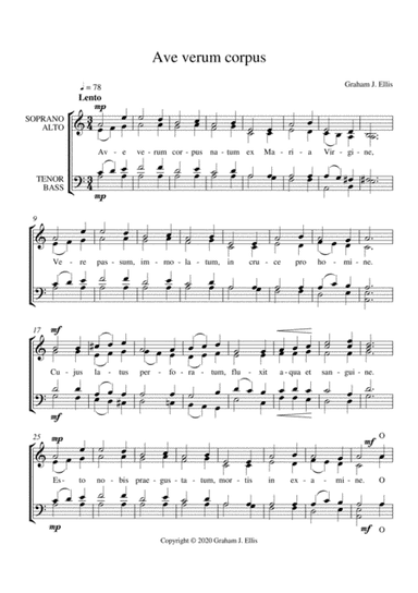 Ave verum corpus