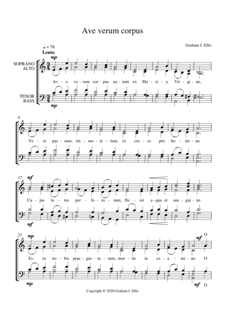 Ave verum corpus