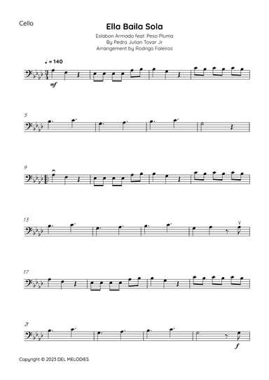 Ella Baila Sola (arr. Rodrigo Faleiros)