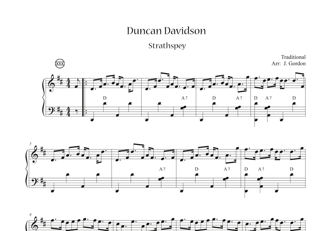 Duncan Davidson (arr. Julia Gordon)