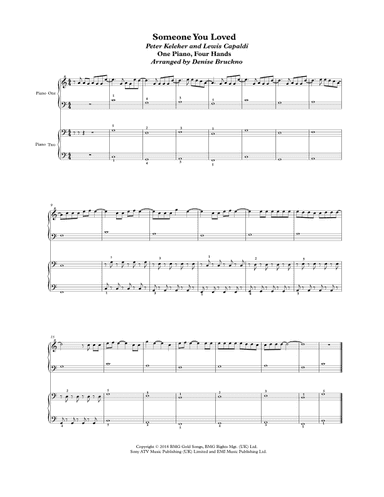 Someone You Loved (arr. Denise Bruckno)