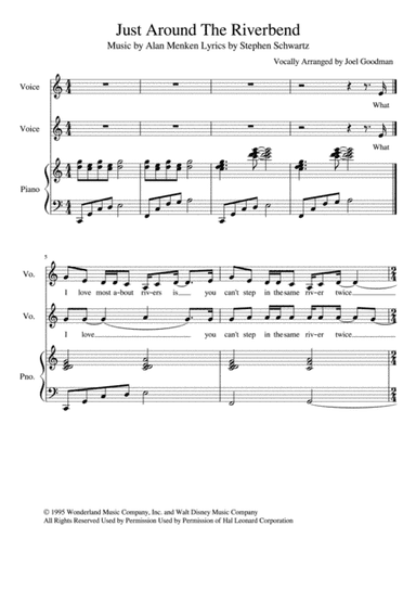 Just Around The Riverbend (arr. Joel Goodman)