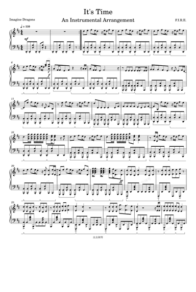 It's Time (arr. Imagine Dragons)