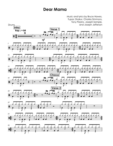 Dear Mama (arr. David Lartey)