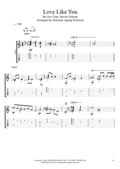 Love Like You (end Credits) (arr. Antonius Agung Setiawan)