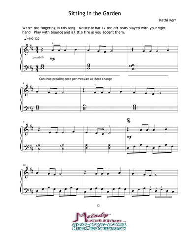 Sitting in the Garden