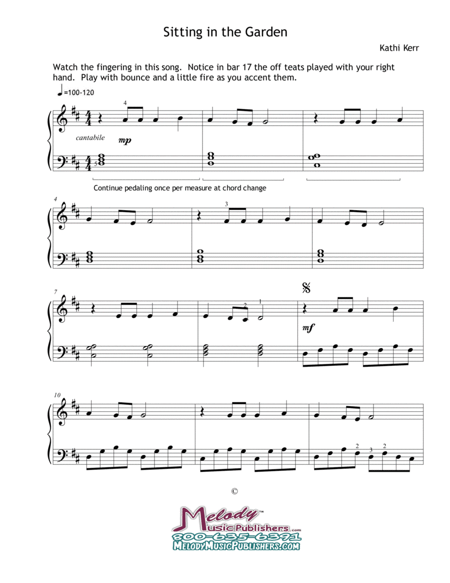 Sitting in the Garden