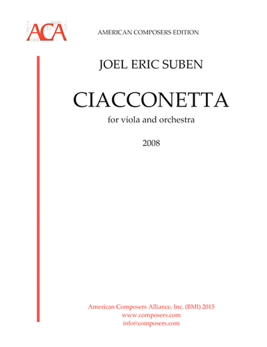 [Suben] Ciacconetta