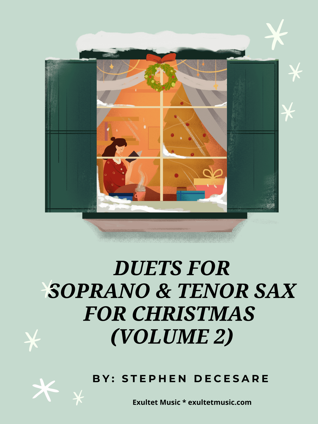 Duets for Soprano and Tenor Saxophone for Christmas (Volume 2)