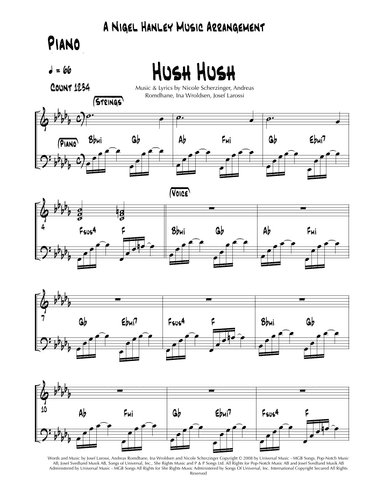 Hush Hush (arr. Nigel Hanley)