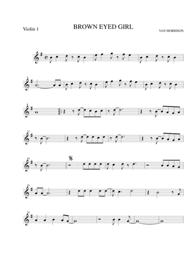 Brown Eyed Girl (arr. Harry Scorzo)