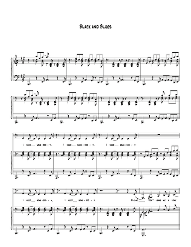 Black And Blues (arr. Biegler)