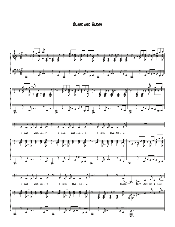 Black And Blues (arr. Biegler)
