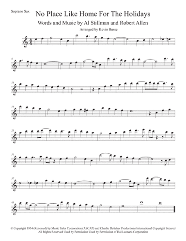 (There's No Place Like) Home For The Holidays (arr. Kevin Busse)