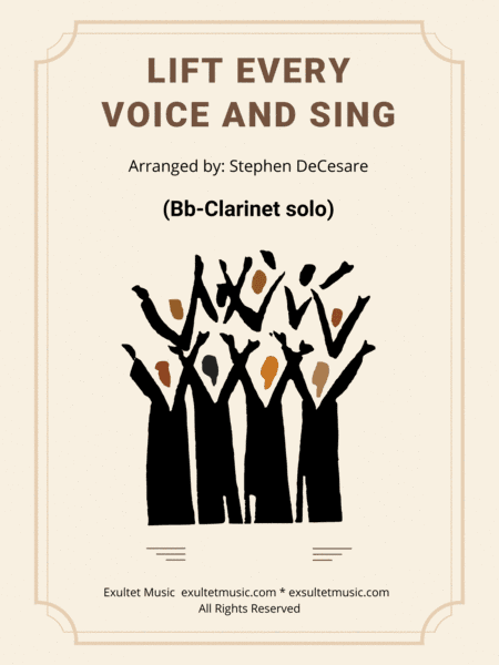 Lift Every Voice And Sing (Bb-Clarinet solo and Piano) (arr. Stephen DeCesare)