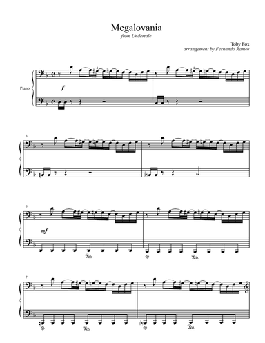 Megalovania (arr. Fernando Ramos)