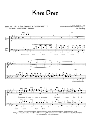 Knee Deep (arr. Kevin Keller)