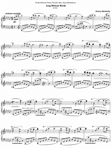 Song Without Words (in Ges)