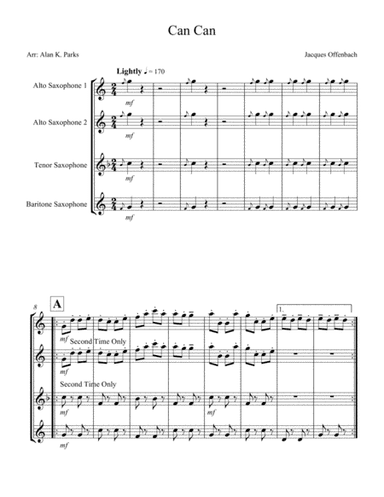 Can Can (arr. Alan K. Parks)