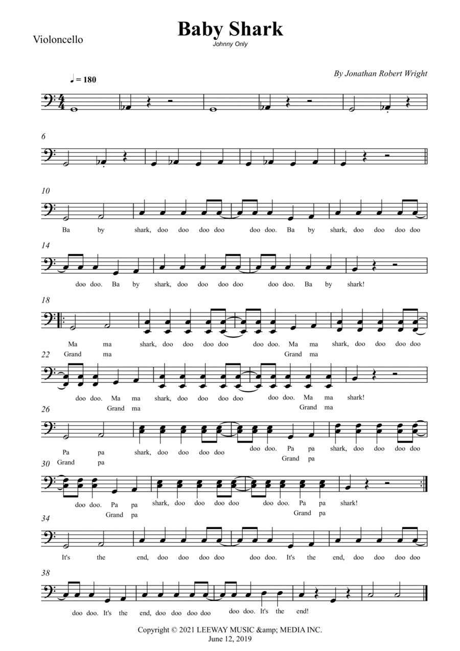 Baby Shark (arr. Wesley S. SIlva)