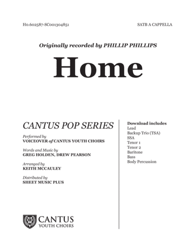 Home (arr. Keith McCauley)
