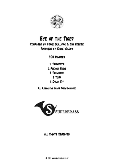 Eye Of The Tiger (arr. Chris Wilcox)
