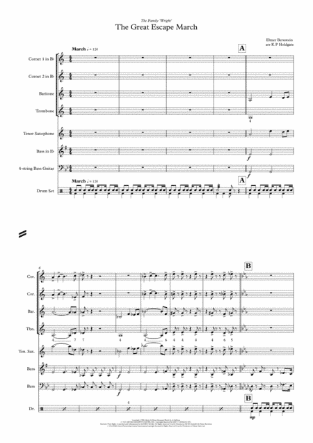The Great Escape March (arr. Kevin P Holdgate)