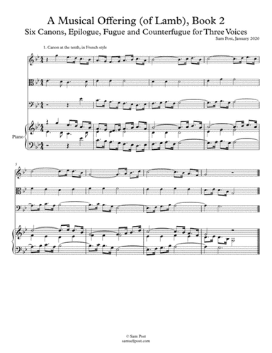 A Musical Offering (of Lamb), Book 2, op. 52