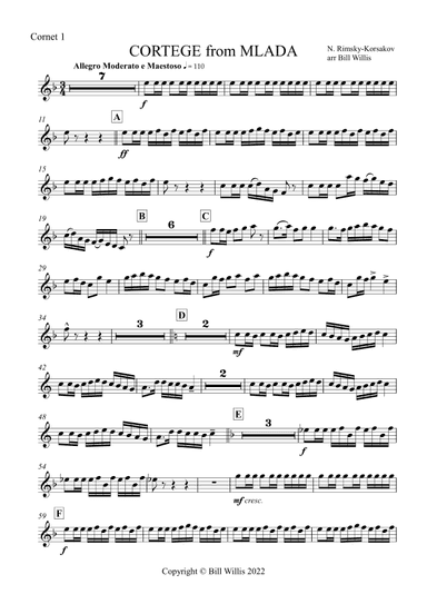 Procession of the Nobles, Cortege from Mlada (arr. Bill Willis)
