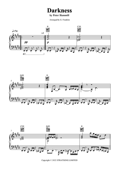 Darkness (arr. G. Franklin)