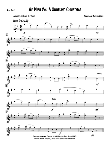 We Wish You A Swingin' Christmas (arr. David W. Young)