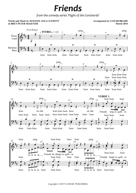 Friends (arr. Sam Hubbard)